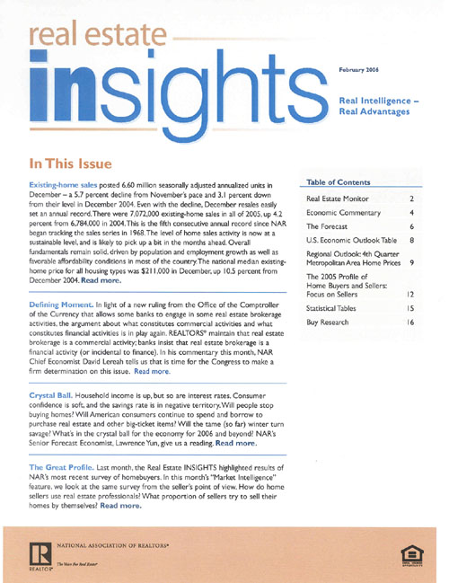 Title details for Real Estate Insights by NATIONAL ASSOCIATION OF REALTORS - Available